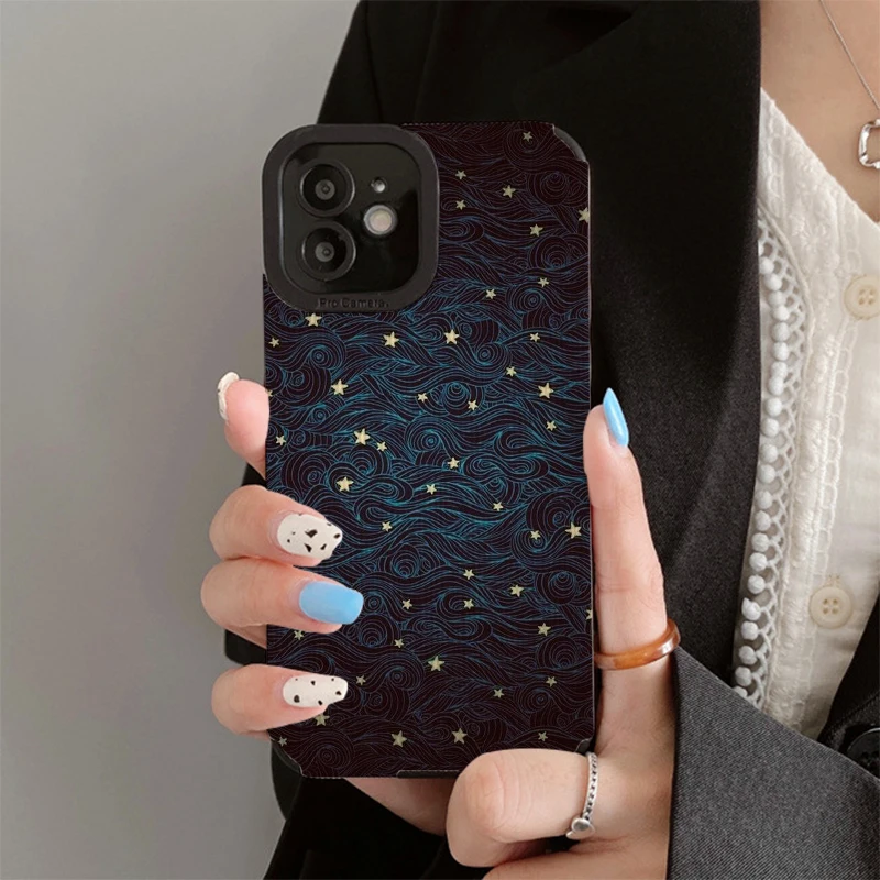 Stars in The Night Sky Phone Cases for IPhone 11 Case 14 Pro Max 15 Pro Max IPhone Case for IPhone 13 image 4