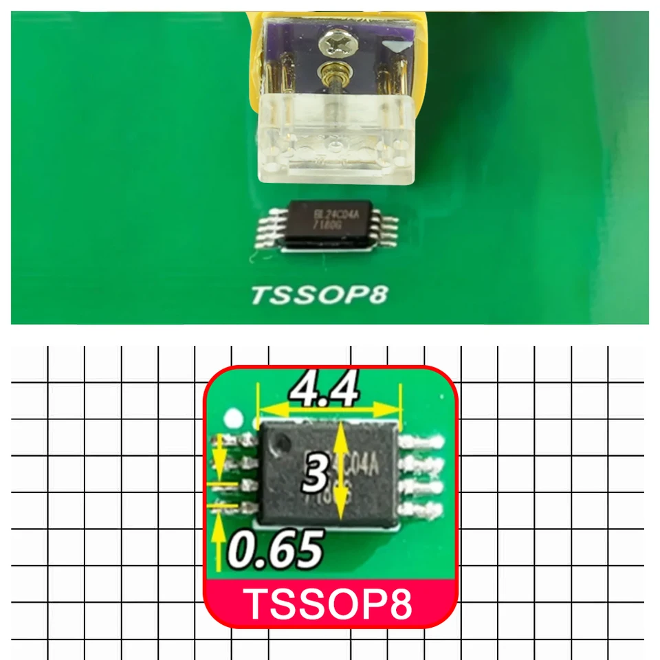TSSOP8 MSOP8 SOP16 300MIL Chip Test Probe Cable, Spring Pin Flash
