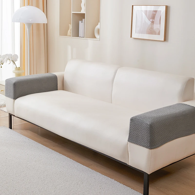 1PC Sofa Arm Cover Stretch Comfortable Soft Armrest Cover Modern Style Anti Slip Sofa Gloves Dustproof Furniture Protector 팔걸이