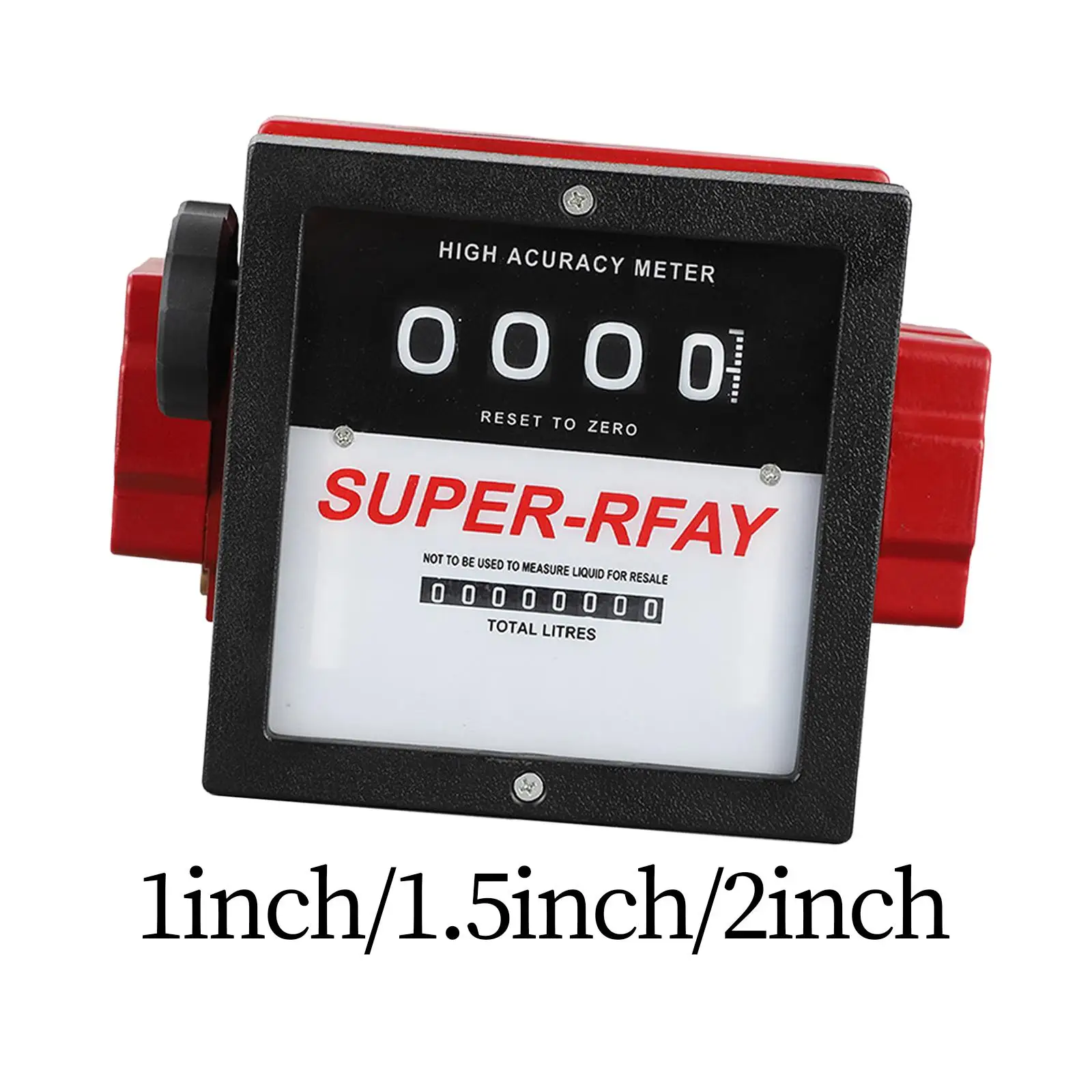 Mechanical Fuel Meter Stable Performance Easy Calibration 4 Digital Display