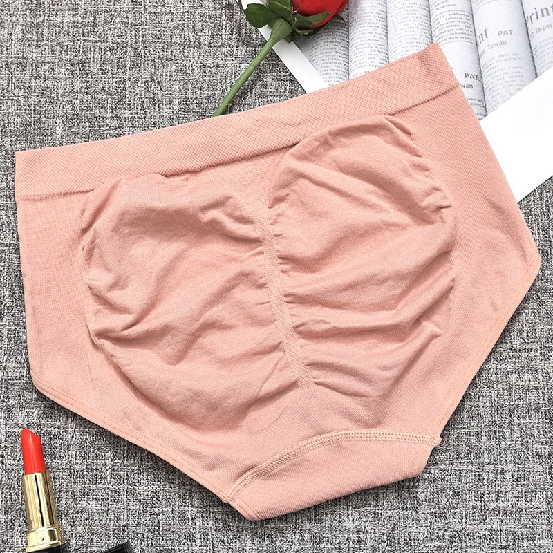 ملابس داخلية ثلاثية الأبعاد بدون خياطة للنساء ، سراويل داخلية دافئة للقصر ، على الطريقة اليابانية ، ناعمة ومريحة ، تحكم في البطن ، شد الورك ، 4 ~