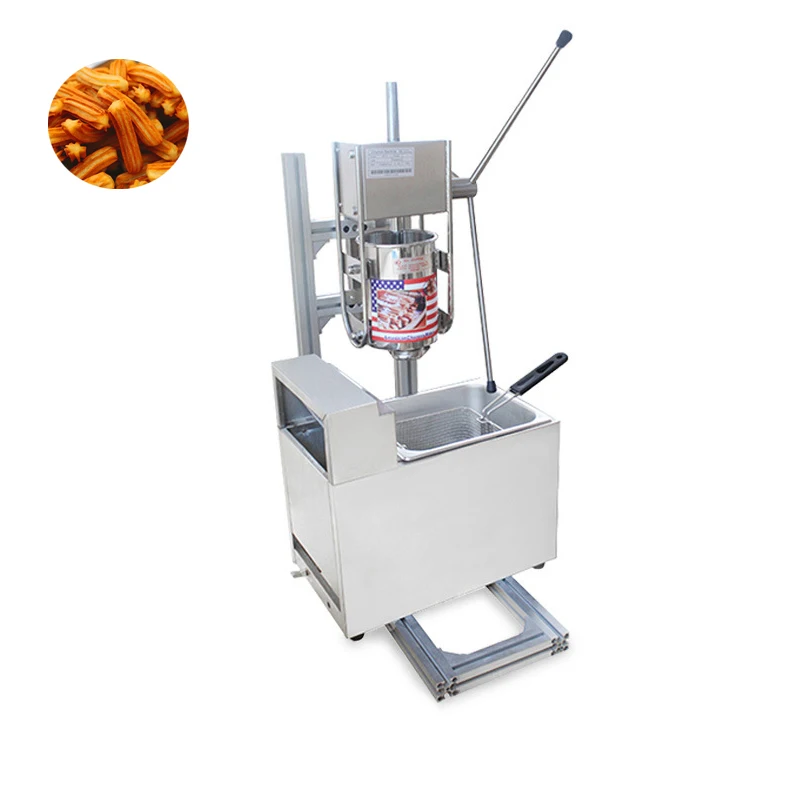 Hot Sale Spanish Churros Machine for Snacks and Bakery Made With Flour and Nuts High Quality Deep Fryer Churros Making Machine