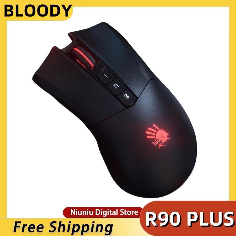 Shuangfeiyan Blood Hand Ghost R90 PLUS Wireless Gaming Mouse E-Sports Long Battery Jedi Chicken Macro Programming