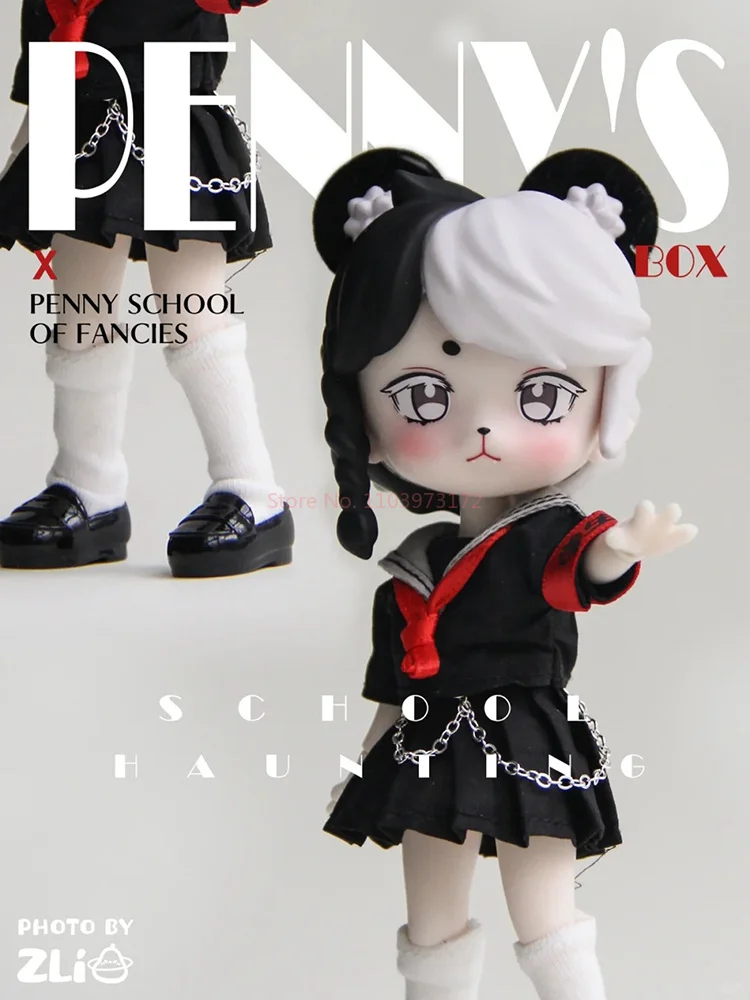 Penny Box  Toys School Haunting Series Action Figure Model Dolls Figurines 1/12 Bjd Cute Desktop Ornament Gift