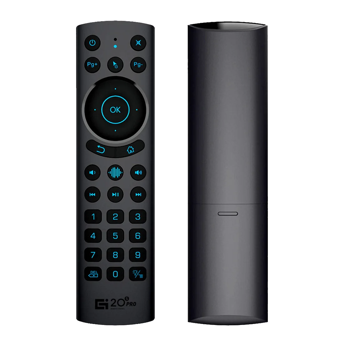 Wireless Air Mouse with Voice Control Backlit 10m Range-For Smart TVs & Set-Top Boxes