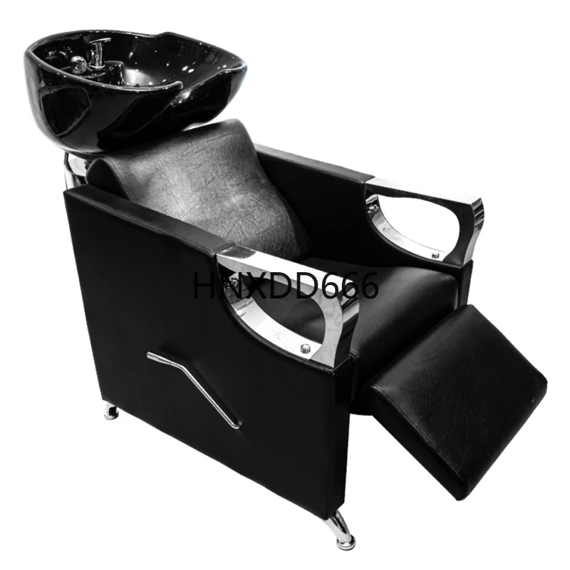 

Luxury Design Head Spa Barber Shop Hair Flush Professional Salon Shampoo Bed Hair Dedicated Parrucchiere Commercial Furniture