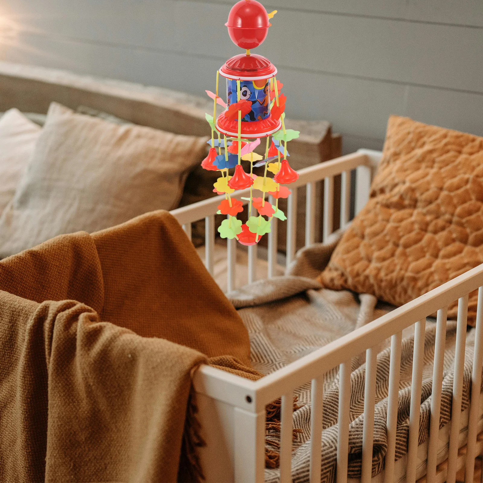 โมบายดนตรีแบบไขลานคลาสสิกสำหรับแขวนตกแต่งเปลเด็ก เสียงเพลงช่วยปลอบประโลมเด็กเล็ก เสริมพัฒนาการ