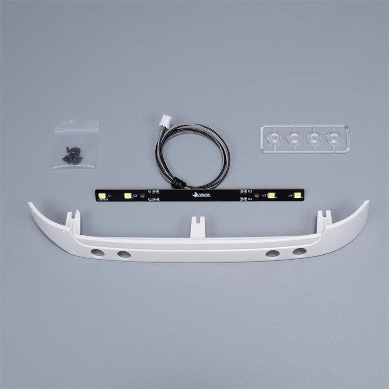 LED Plastic ABS Sun Visor Light for 1/14 Tamiya RC Truck Tipper BENZ ACTROS 3363 1851 Car Upgrade Accessories