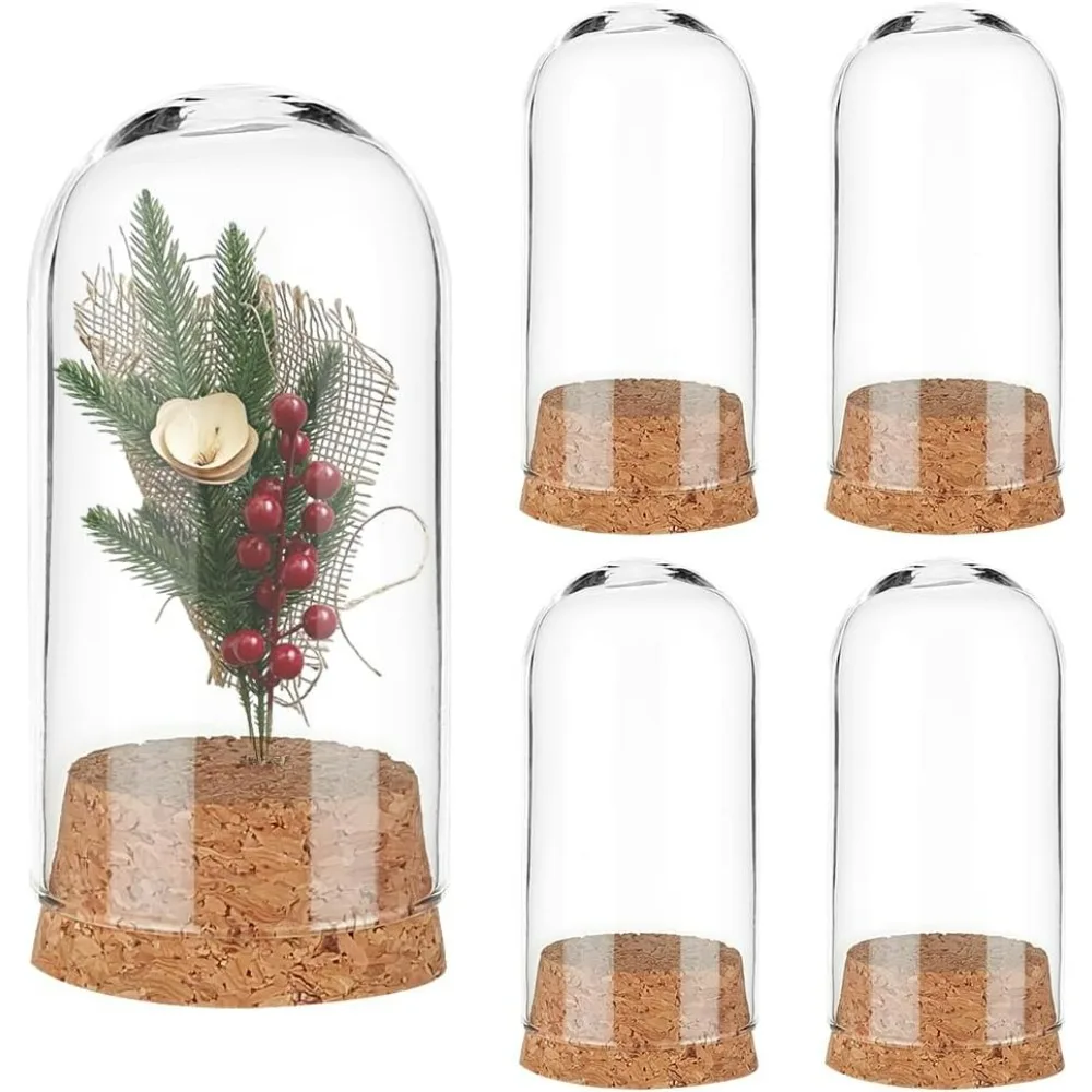 Jar Jar with Cork Base Mini Glass Bottles Dome Decoration Bottles for Flower Storage Home Christmas Party Favor Decoration 1.4x3inch - Aliexpress Deal