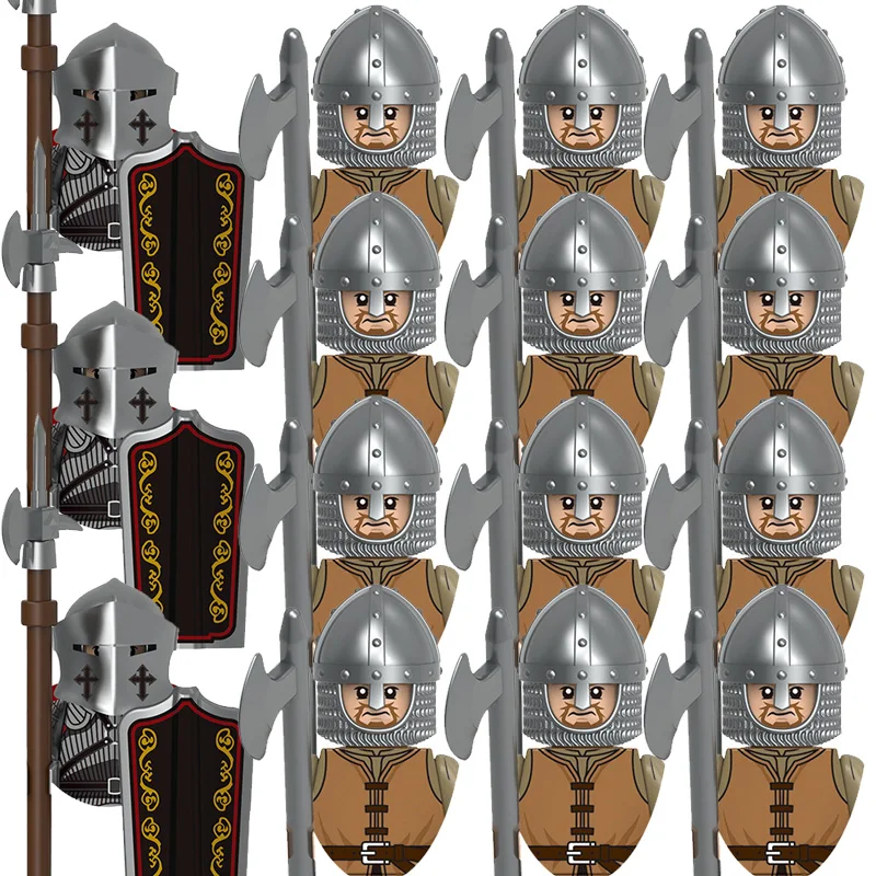Jouets pour enfants, figurines militaires médiévales, armée impériale interdite, chevalier, légion, soldats anciens, costumes, blocs de construction, modèles, cadeaux