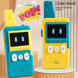 Children Electric Toy Walkie Talkie 300M Portable Handheld Wireless Communication Lighting Outdoor Interactive Toy for Kid Adult
