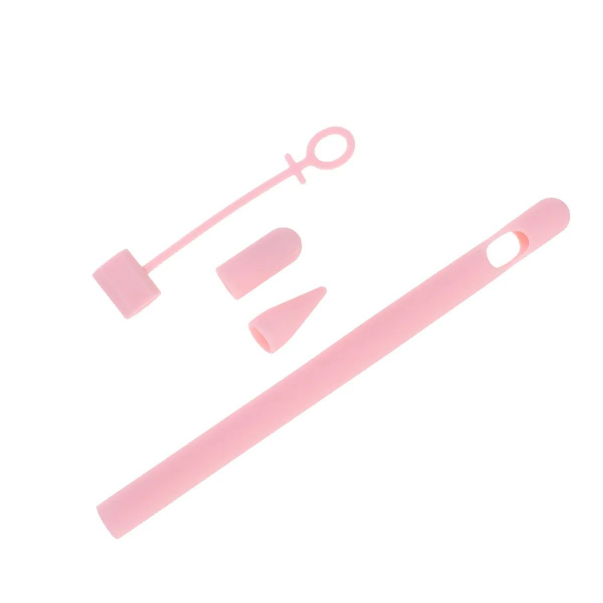 

Screen Touch Pen Protective Sleeve Anti-Lost Silicone Cover for Pencil Pink Shock Dirt Protection Screen Touch Pen Sleeve