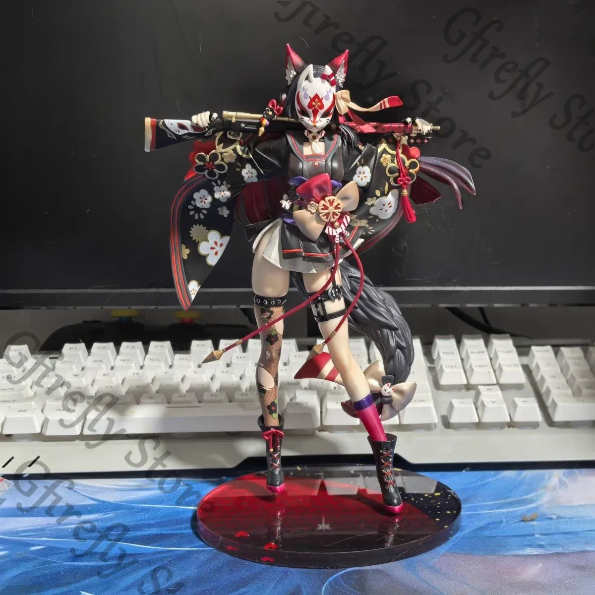Model Blue Garage Kits Cosplay Anime Ornaments Collect Decoration Ambitus Desktop Decorate Kosaka Wakamo Show Gift