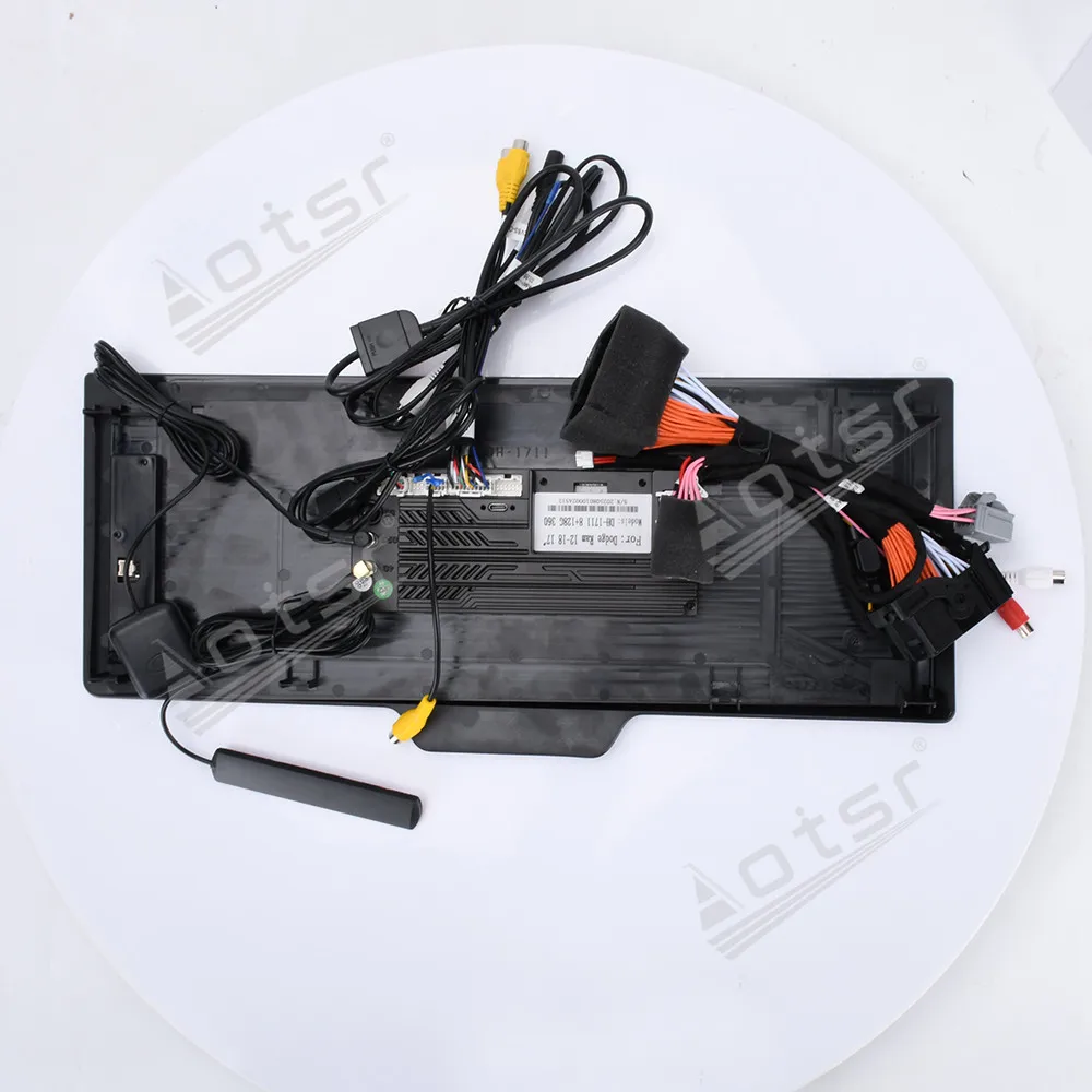 سيارة مساعد الطيار شاشة راديو السيارة Carplay أندرويد 13 ل دودج رام 2013-2018 الركاب الترفيه شاشة مشغل فيديو الوسائط المتعددة