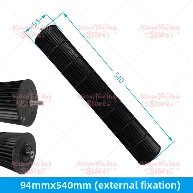 Air Conditioner Indoor Fan Wheel with Guide Shaft Replacement Part