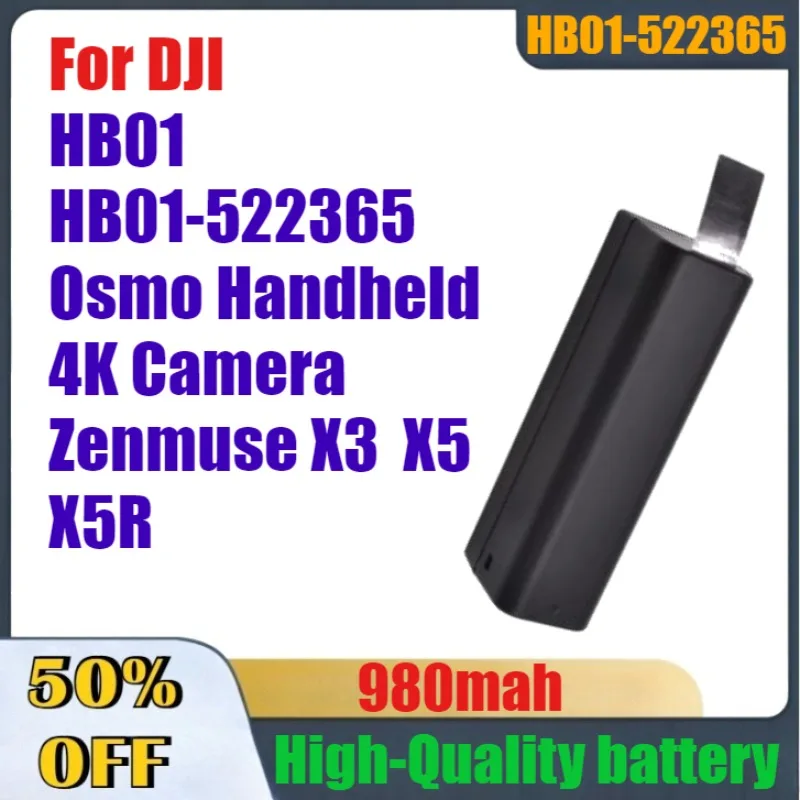 بطارية رقمية عالية الجودة بقدرة 980 مللي أمبير في الساعة لكاميرا DJI HB01 HB01-522365 Osmo المحمولة 4K Zenmuse X3 X5 X5R HB01 HB01-522365