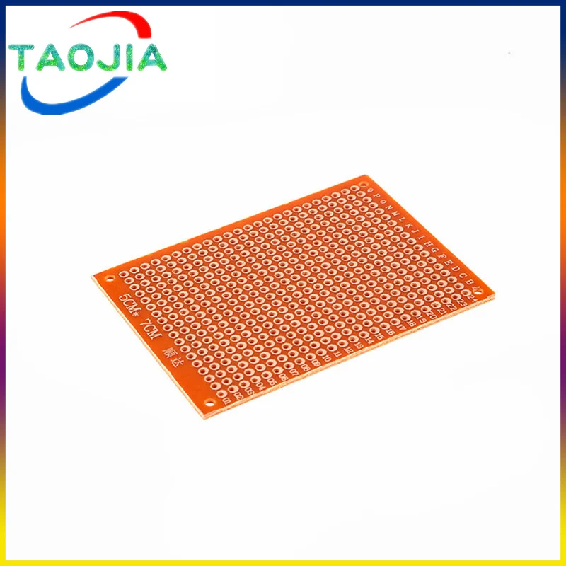 5 pces 5*7 pcb 5x7 pcb 5cm 7cm diy protótipo papel pcb placa universal marrom