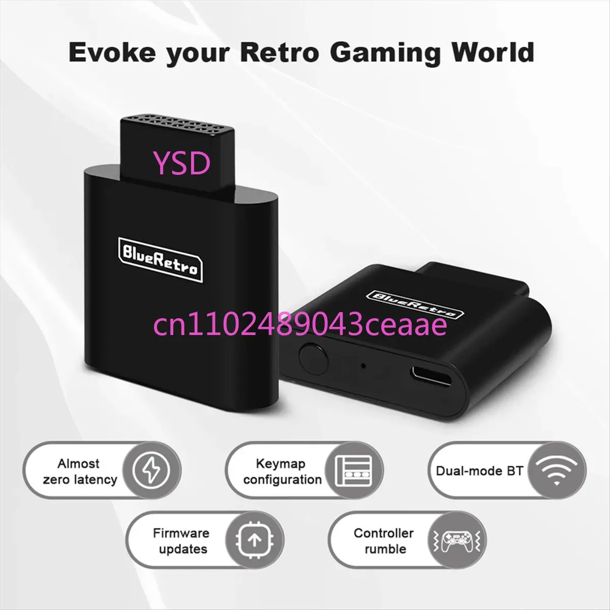 Wireless Gamepad B63C Multi Platform Controller for SNK NEOGEO Series PS4 PS5 Xbox One Switch Pro