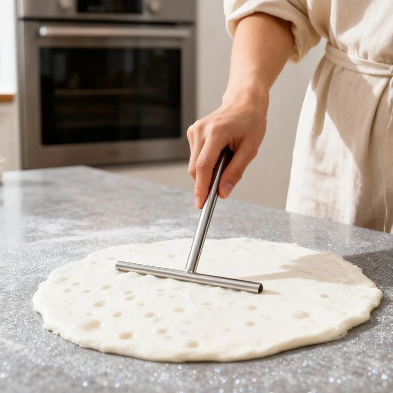 * Crepe Spatula Spreader Pancake T Maker Tool Turner Utensils Cake Shape Rake Pan Stainless Steel Making Kit Stick Icing Brownie