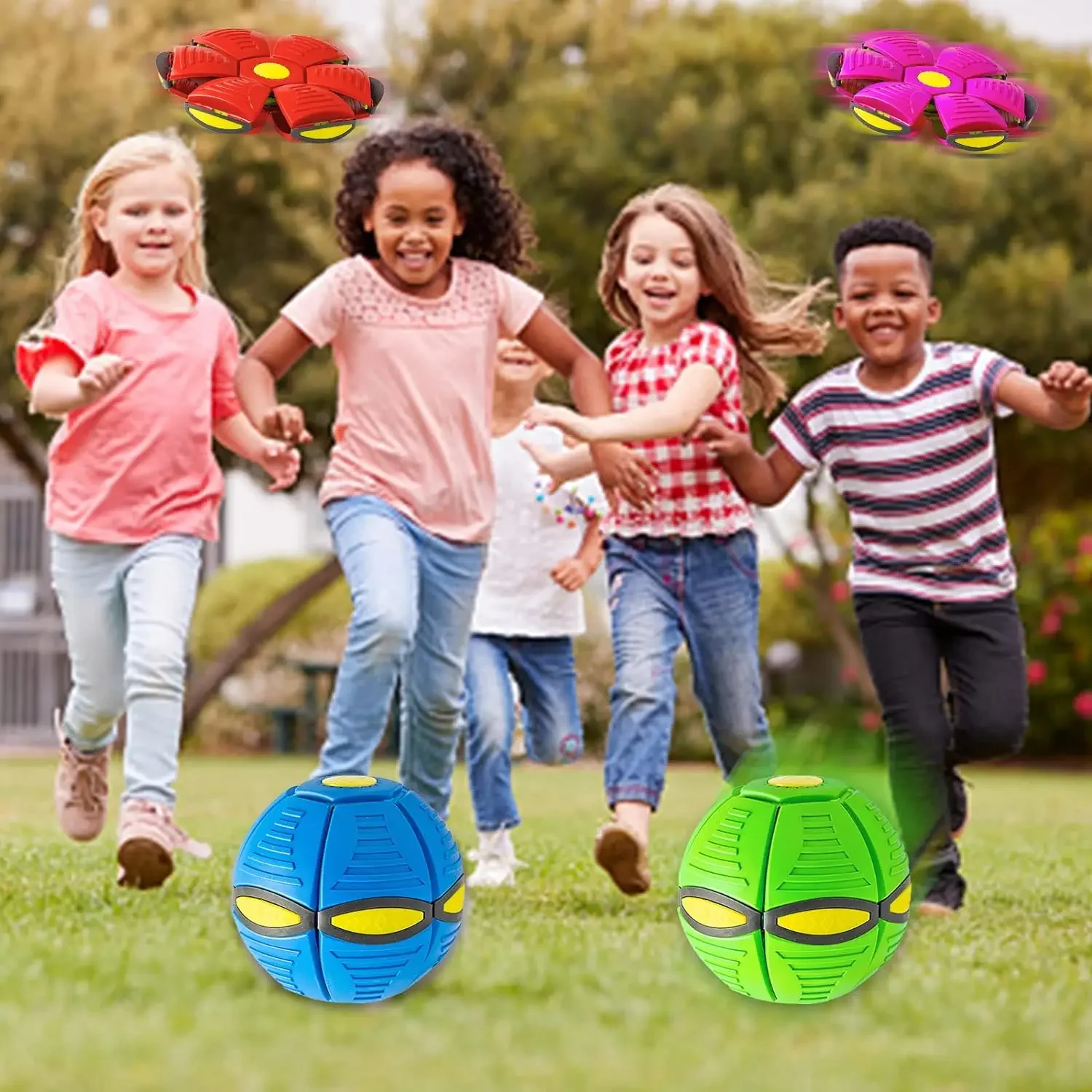 Interactive Magic Flying Saucer Ball Dog Toys Funny Pet Toy Flying Saucer Outdoor Dog Training Toy Pelota Perro Dogs Accessoires