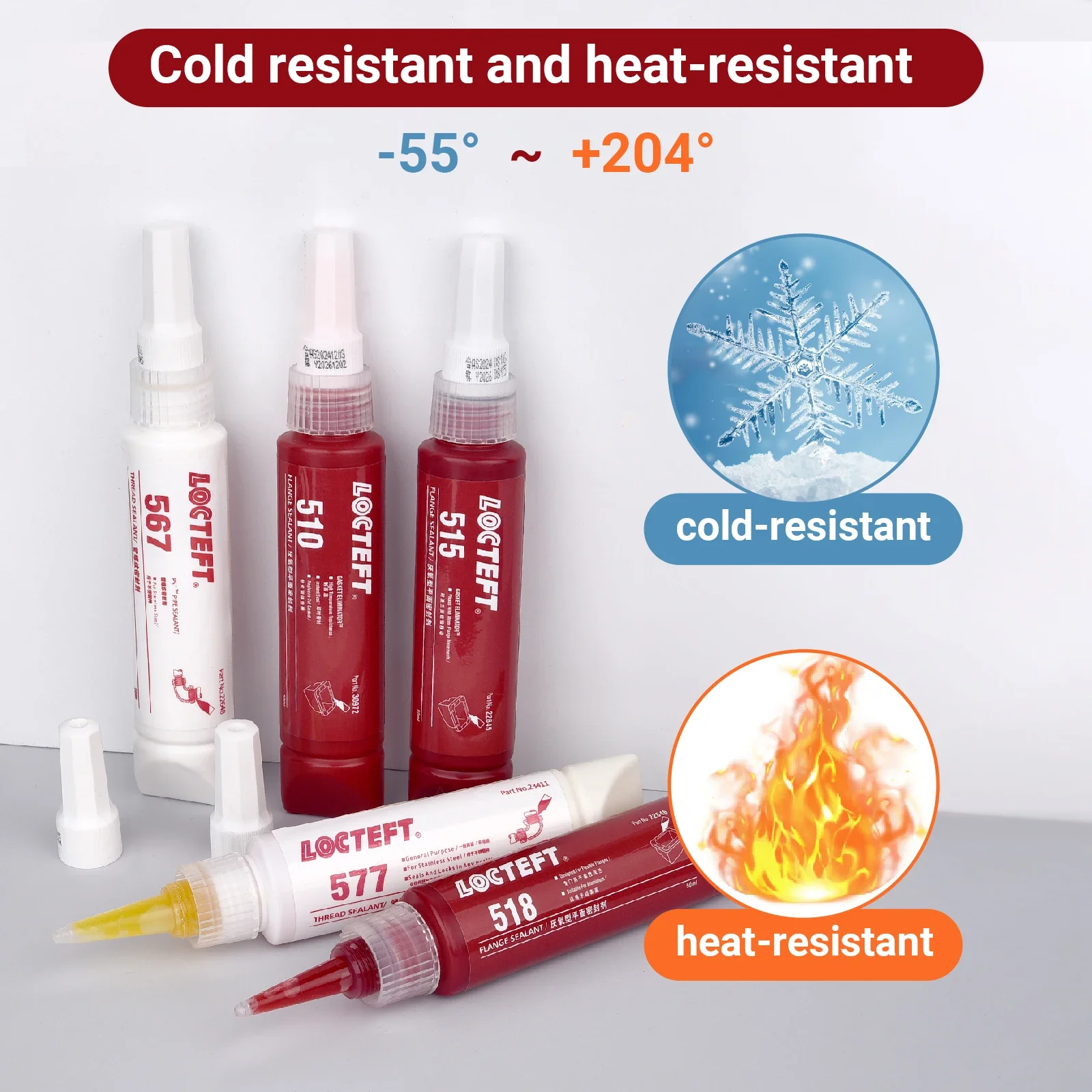 100% Waterproof Caulk Seal Silicone Sealant Red Caulking Sealant For Kitchen Window Bath Door Shrink & Crack Proof