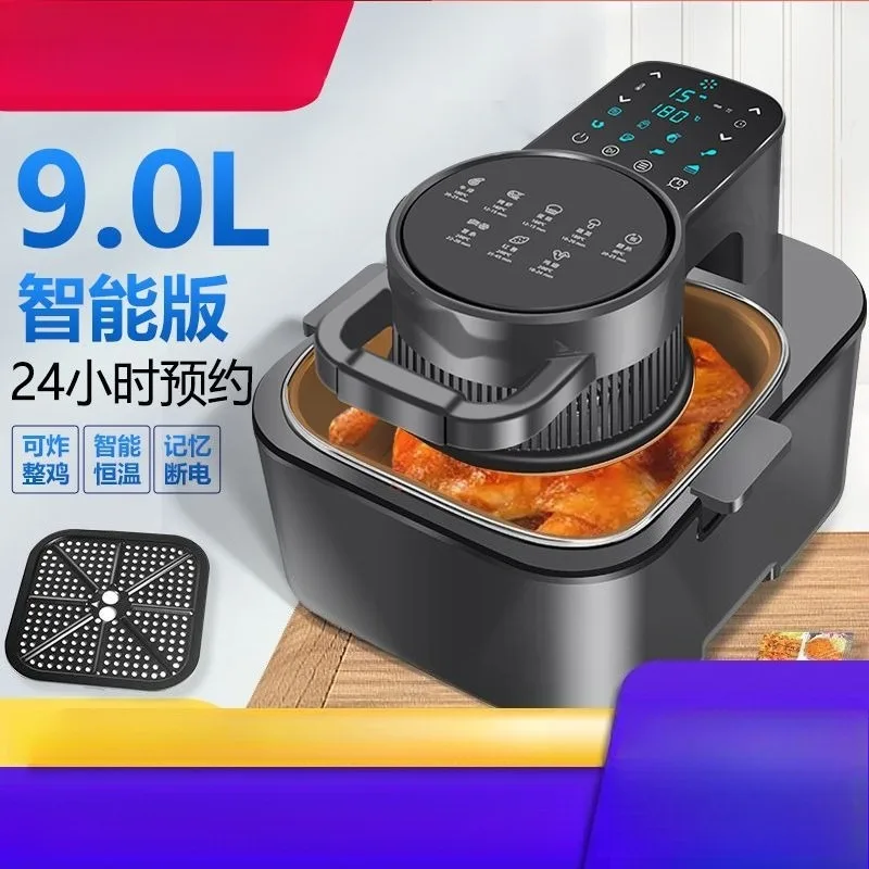 New Visual Air Fryer Household Smart Large Capacity 9L Automatic Smart Oven French Fries All-in-one Machine