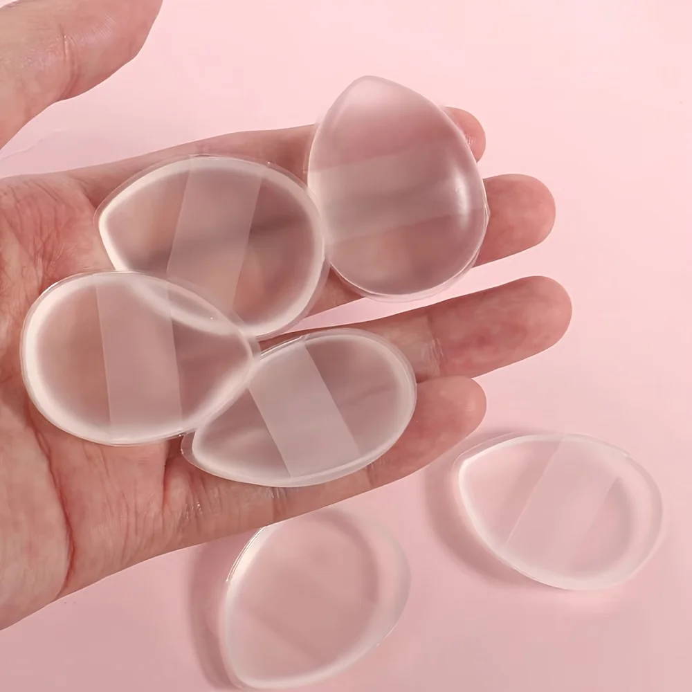1 unidade de Mini Aplicadores de Silicone para Dedos - Pincéis de Maquiagem Reutilizáveis e Sem Fragrância para Base, Corretivo e Pó