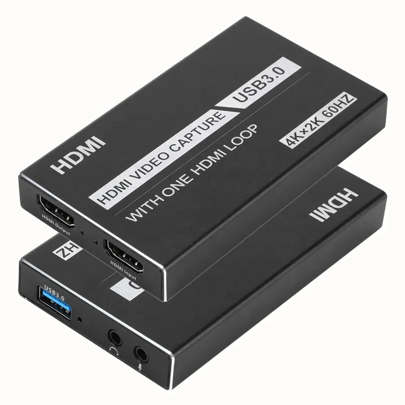 

USB 3.0 HD Video Capture Card Device Loop Adapter HD 4K 60Hz 1080P to USB Video Capture Card