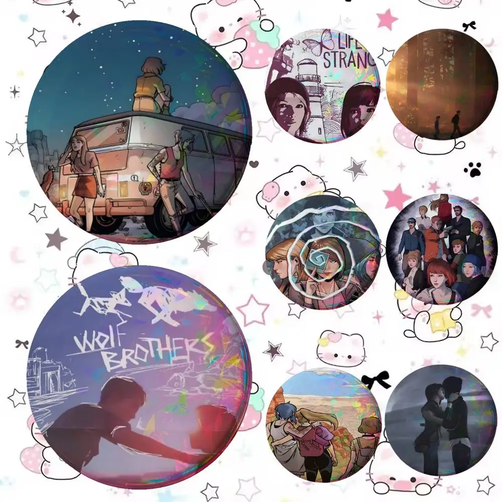 L-Life Is Strange The Storm Game    Badge Tinplate Coin Brooch Clothing Backpack Accessories Lapel Pin