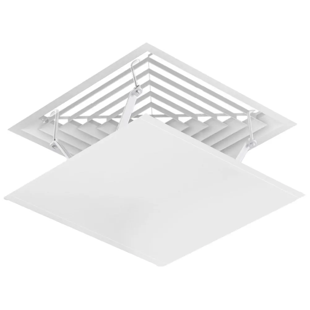 

Square Air Conditioner Deflector Wind Baffle Shield For Ceiling Central Vent Air Diverter Cover Wind Guide Baffle Vent Duct