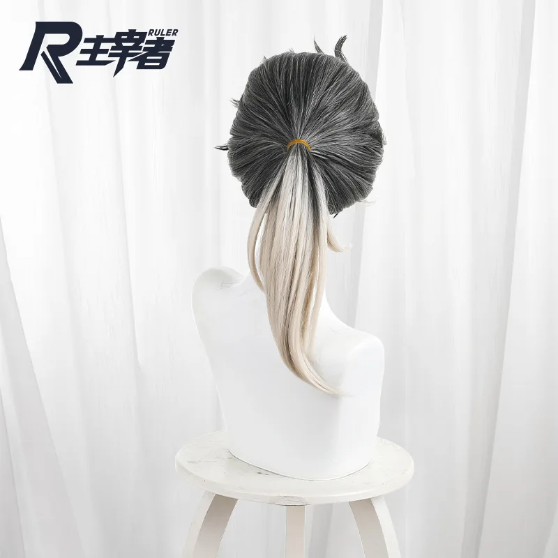 Neue Spiel Identität V Komponist Cosplay Perücke Für Halloween Weihnachten Festival Komponist Frederick Kreiburg Rolle Spielen Perücke Kostenlose Kappe