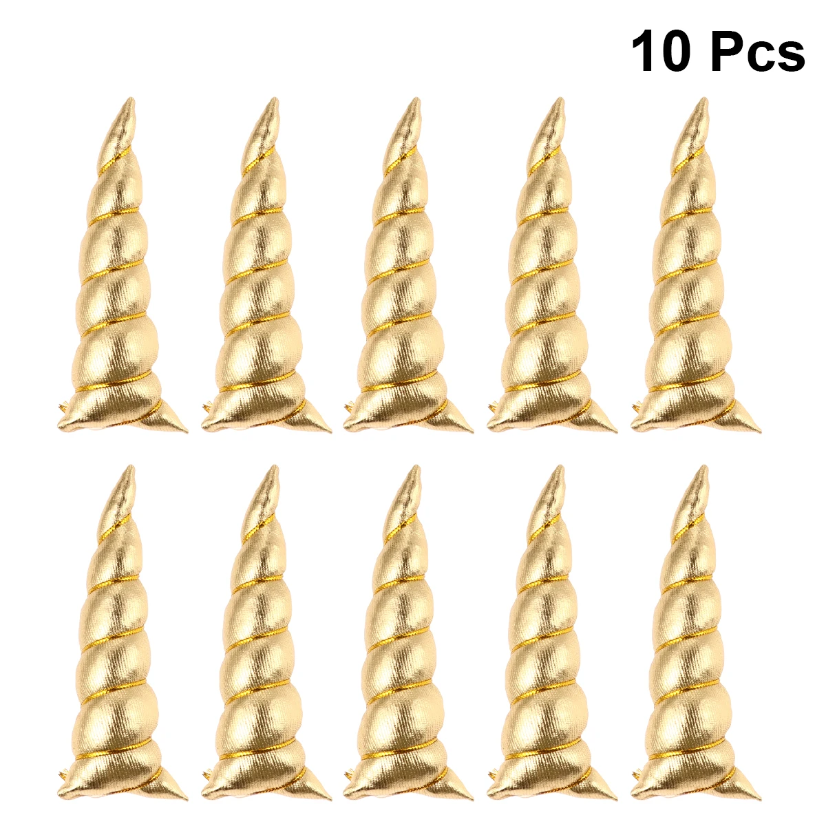 

10pcs Unicorn Headdress Elastic Hair Accessories Girls Kids Party Supplies Carnival Halloween Decorations Soft Comfortable Safe