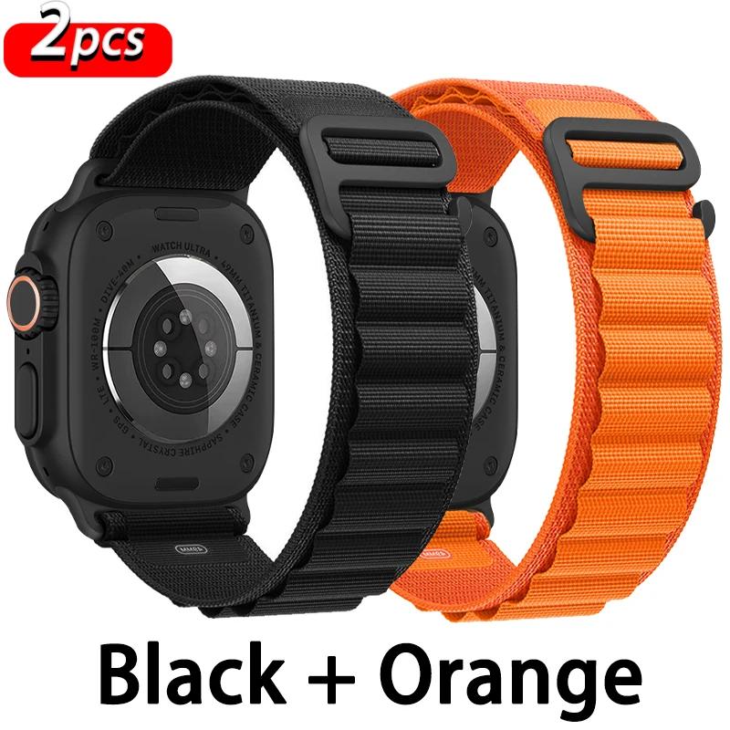 Alpine Loop Strap voor Apple Watch Ultra 3 2 Band 49 mm 45 mm 44 mm 40 mm 41 mm 46 mm 42 mm Armband iWatch Series 11 10 SE 9 8 7 6 5 4