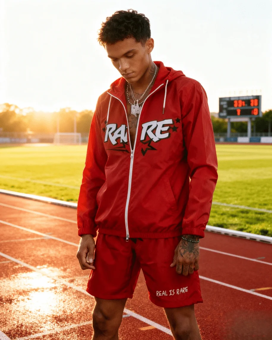 

High Street KP Letter Print Hooded Sweatshirt Set Men's Fashion Brand Casual Shorts Two-Piece Set