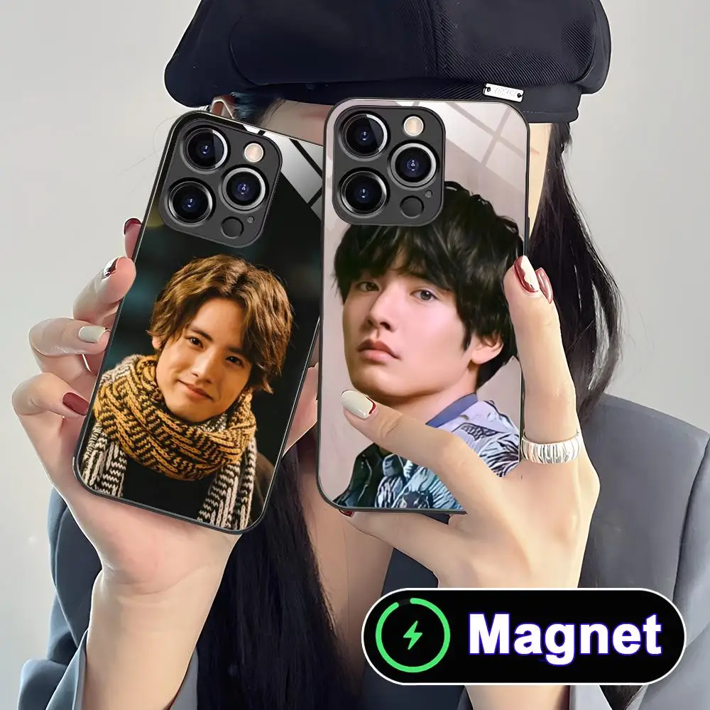 

Чехол для телефона Akaso Eiji Glass MagSafe для iPhone 17 16 15 14 13 12 11 Air Pro Max Plus Mini, цветной