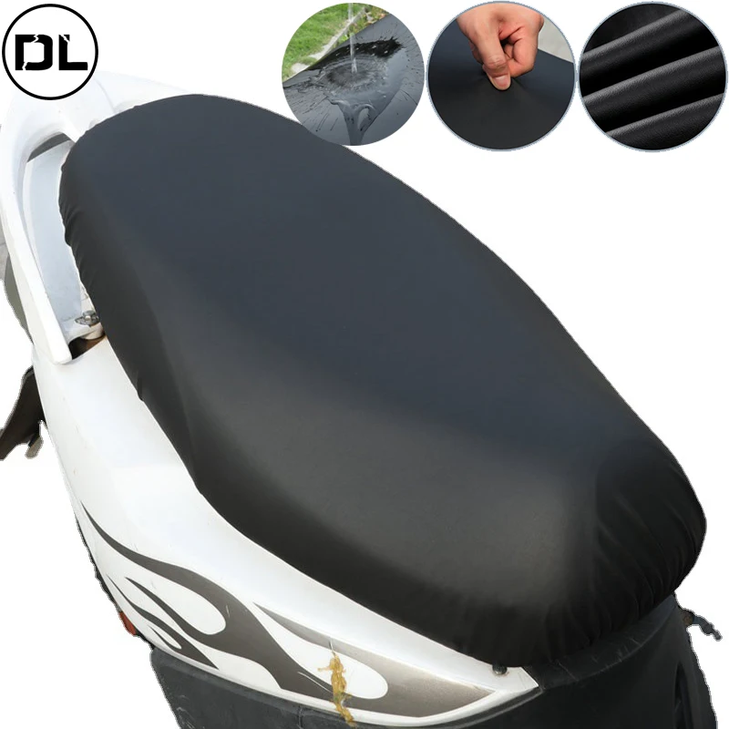 Universal Electric Motorcycle Seat Cover Durable PU Leather Waterproof Sunscreen Summer Heat Insulation Sun Protection Pad