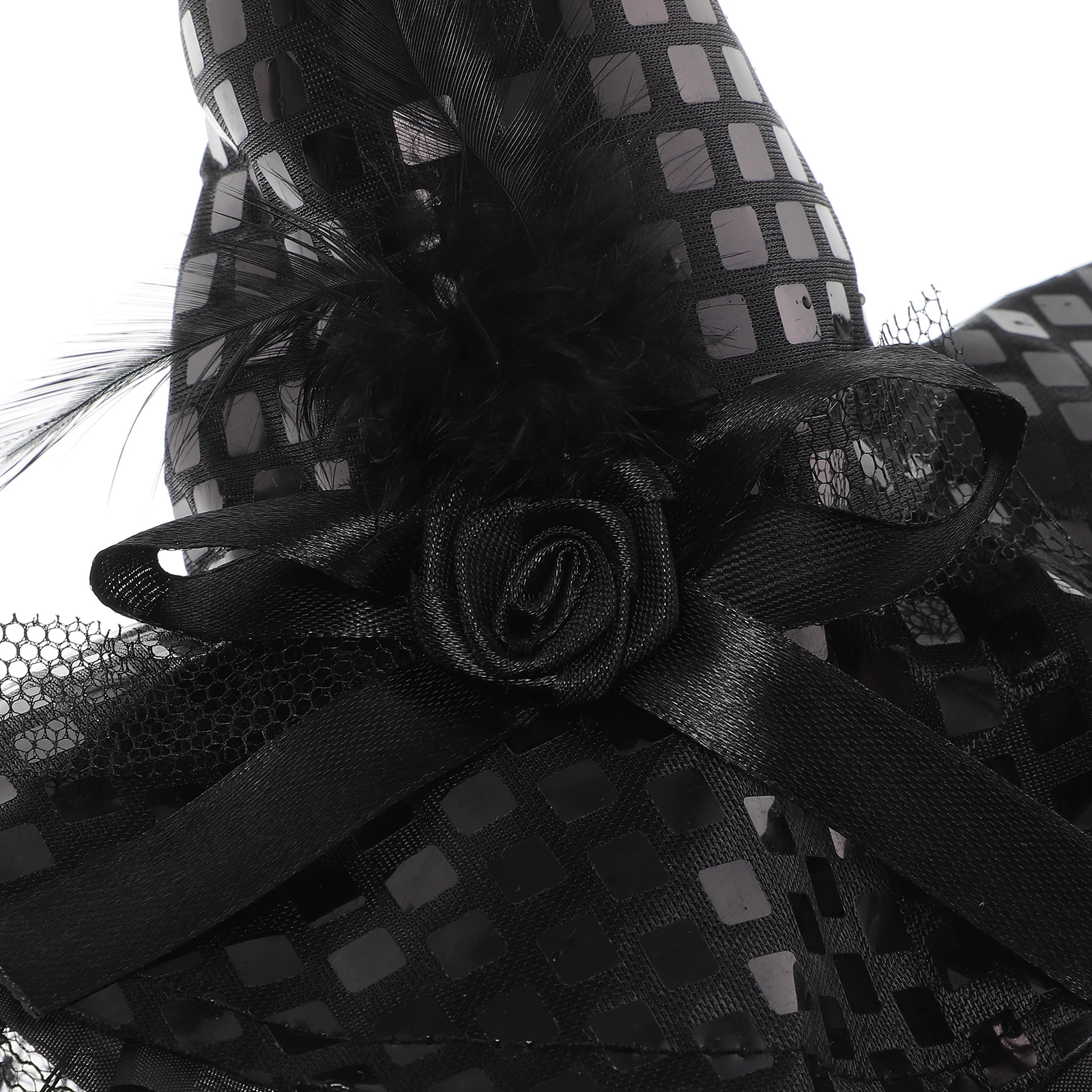 

Witch Hat Headband Witches Halloween Hats Purple Black Girls Little Headbands Child Size