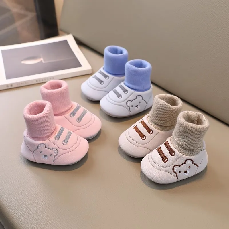 Baby shoes sock cotton shoes warm non-slip toddler zapatos de bebe zapatos bebe niña new born chaussure bebe fille recien nacido