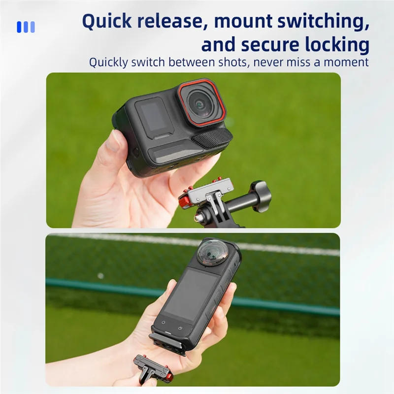 A16R-Magnetische Quick Release Adapter Voor Insta360 Ace/Ace Pro/2/X4/X3/X2 actie Camera Statief Adapter Mount Plaat