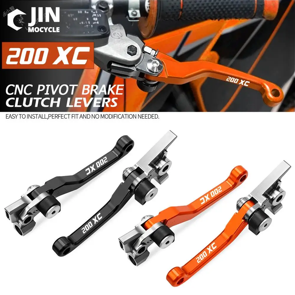 

Motorcycle Accessores For 200 XC 200XC 2016 Motocross Foldable Pivot Dirt Bike CNC Handlebar Brake Clutch Levers Handle Lever