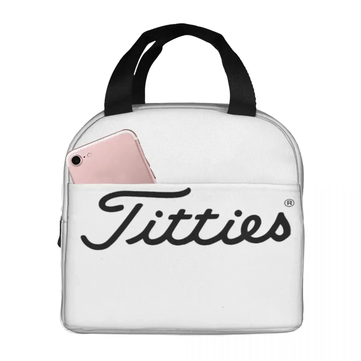 

Reusable multifunctional tote bagT-Titties Golf Ball Lunch Bags Insulated Bento Box Lunch Tote Leakproof Picnic Bags Thermal Bag