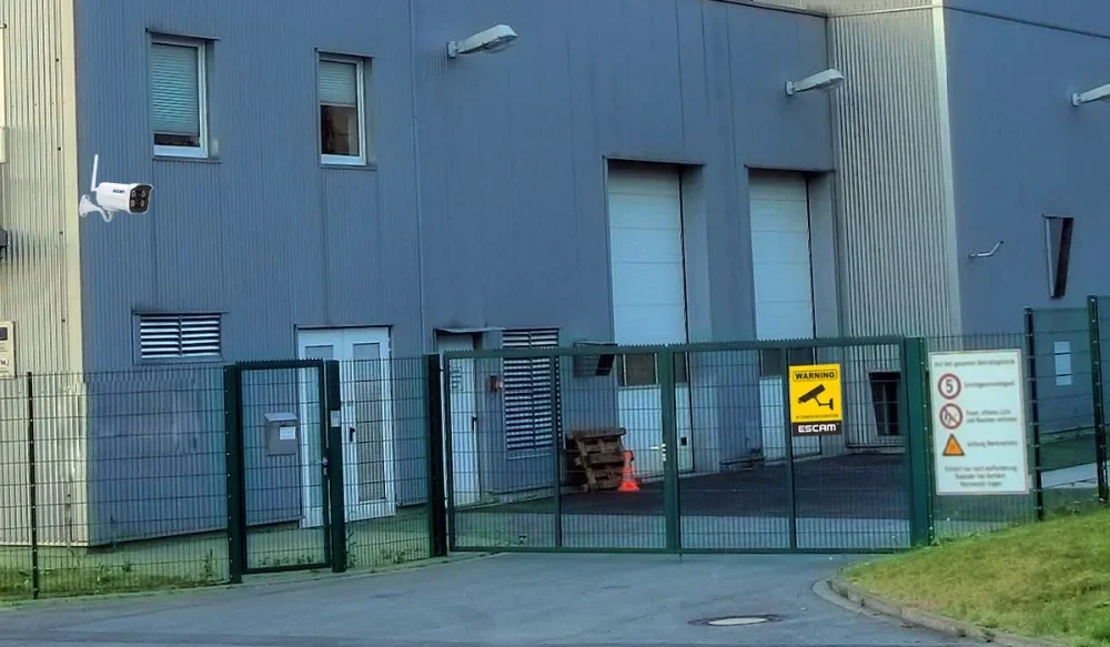 2 PÇS/LOTE 12x18cm e 10 14,5cm Câmeras de Segurança de Monitoramento Sinal de Aviso CCTV