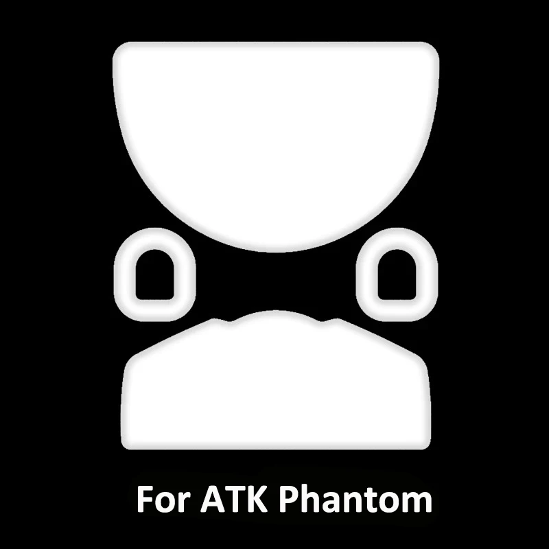 Original Esports Tiger Mouse Skates Mouse Feet ICE For ATK Phantom Ultimate Cambered Surface PTFE
