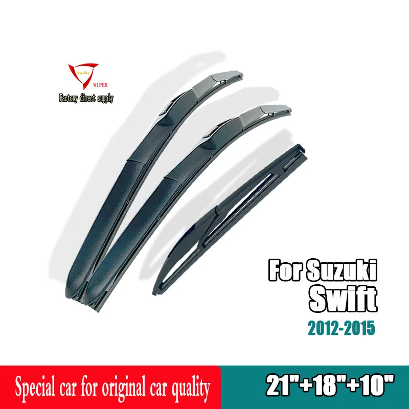 Front Rear Wiper Blades For Suzuki Swift Hatchback RS413 RS413D RS415 2004 - 2010 Sport RS416 Car Windscreen Window Windshield