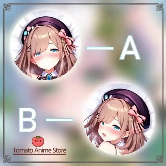 

hololive Suzuhara Lulu Dakimakura Hing Body PillowCase Cushion Otaku Bed Linings Xmas Anime Game