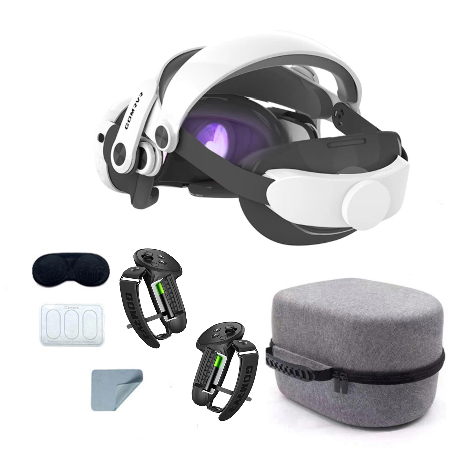 GOMRVR-Sangle de tête, compatible avec Meta Quest 3 Power, sangle de tête confortable et durable, accessoires VR
