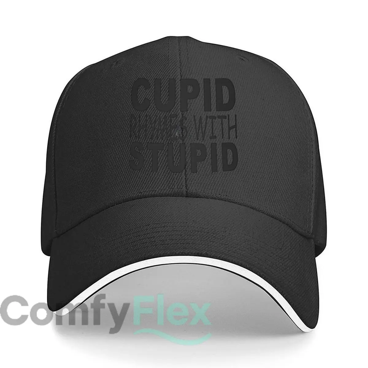 Cupid Rhymes Spreads Love Fun Hip Hop hat Fashion Outdoor Sports Sandwich Baseball Cap