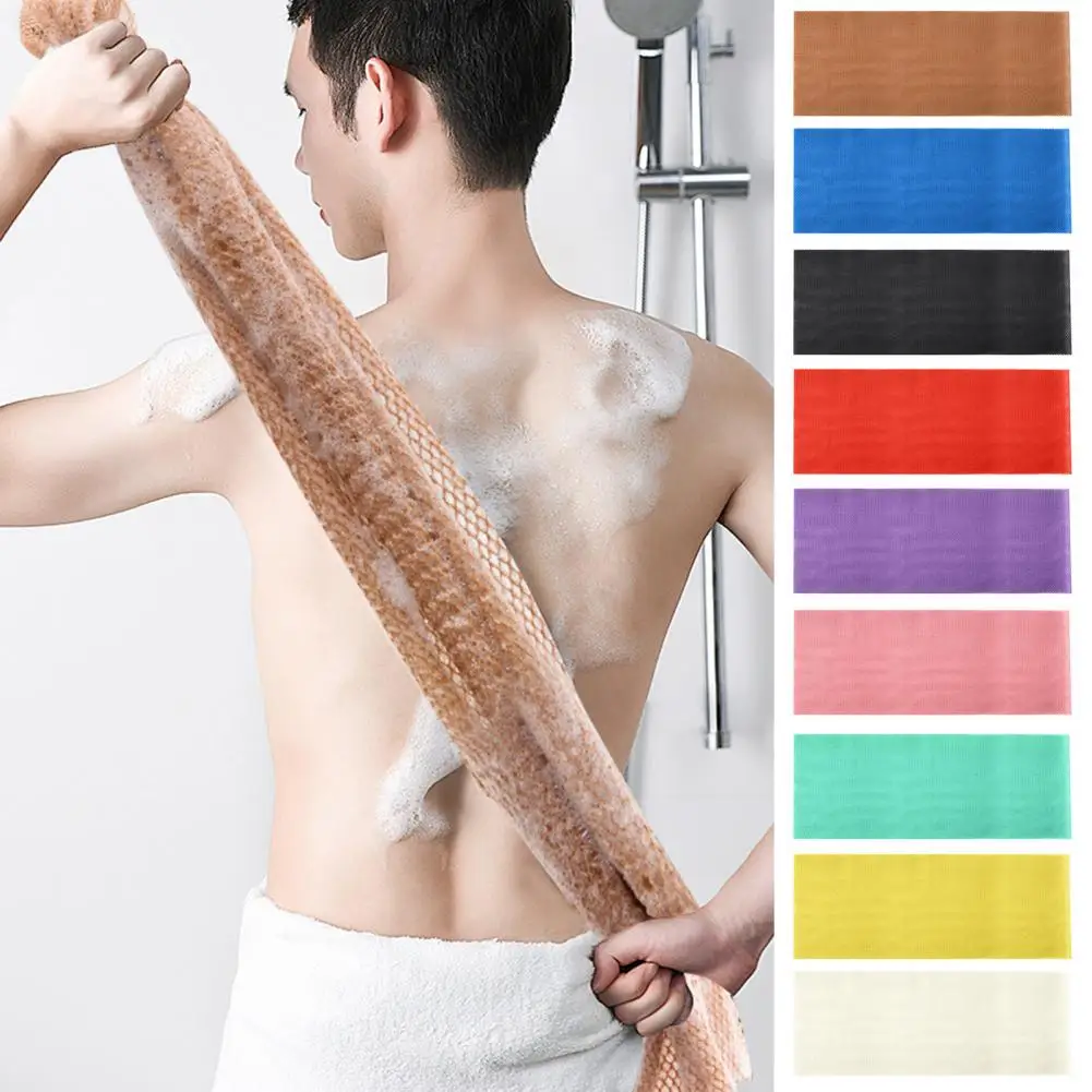 Bath Towel Rich Foaming Quick Drying Body Scrubber High Elasticity Honeycomb Mesh Scrubbing Towel Bathroom Shower Towel