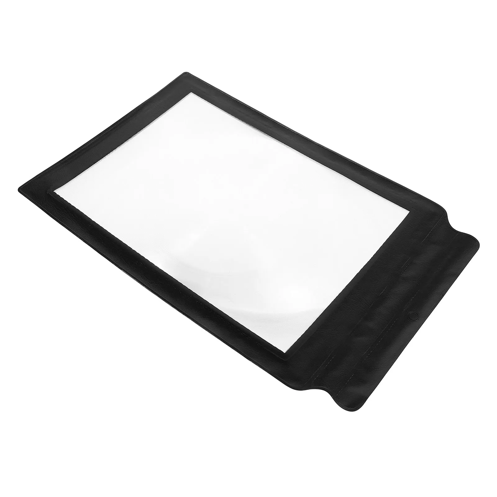 Handheld Magnifier Lightweight Ultrathin Frame Portable Full Page Magnifying Lens for Reading Books Newspapers Elderly Reading
