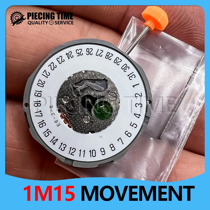 Import 1M15 Moving Quartz Movement Replacement Movement With Date At 6 o'clock Watch Accessories Brand New Japanese